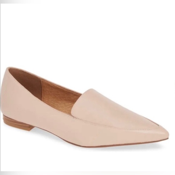 HALOGEN Kendra Blush Pointed Toe Light Pink Toe Flats